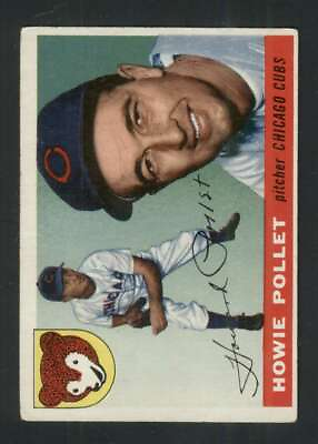 #ad 1955 Topps #76 Howie Pollet VGEX Cubs 86452 $7.80