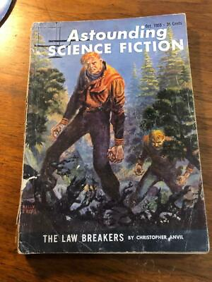 #ad Astounding Science Fiction October 1959 Christopher Anvil Reading Copy $5.50