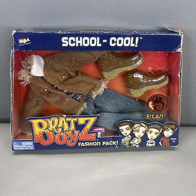 #ad Bratz Boyz Doll Eitan School Cool Fashion Pack Jacket Pants Shirt Belt Shoes $12.99