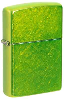 #ad Zippo 24513 Classic Lurid Green Finish Lighter Full Size $21.21
