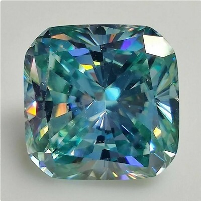#ad 5 CT CERTIFIED Natural Diamond Cushion Cut Blue Colour D Grade VVS1 Free Gift $195.00