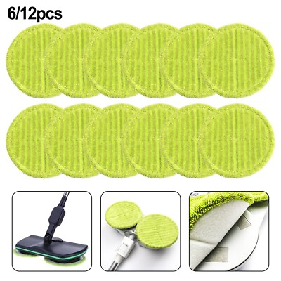 #ad Round Wrapping Green Mopping Cloth 16cm Electric Mop Replacement Parts Cloth C $42.28