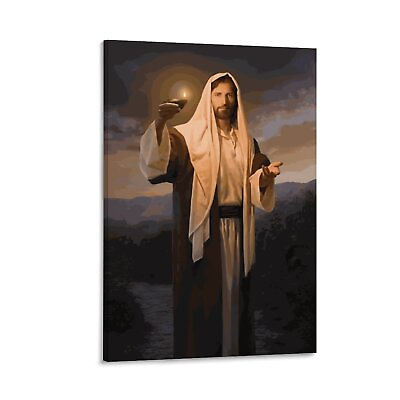 #ad Catholic Jesus Canvas Poster Aesthetic Wall Art Family Decor Gift Art Print $65.00