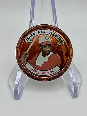 #ad 1964 Topps Coin All Stars #154 Frank Robinson Cincinnati Reds Hall of Fame $11.99