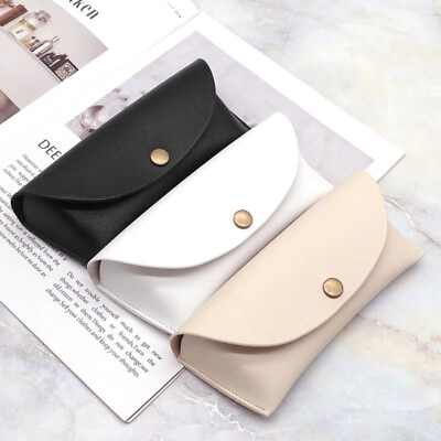 #ad Leather Eye Glasses Sunglasses Shell Case Protector Box Pouch Bag Durable CA C $4.77