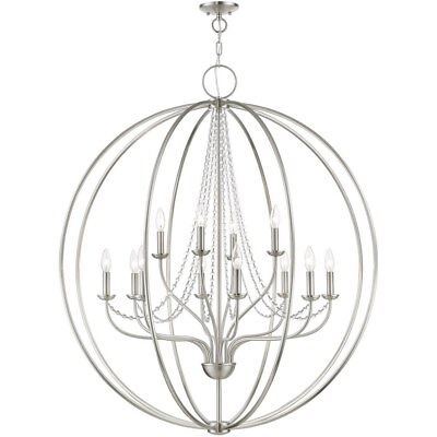 #ad #ad 12 Light Grande Foyer Chandelier In Shabby Chic Style 45.63 Inches Tall and 40 $1051.95