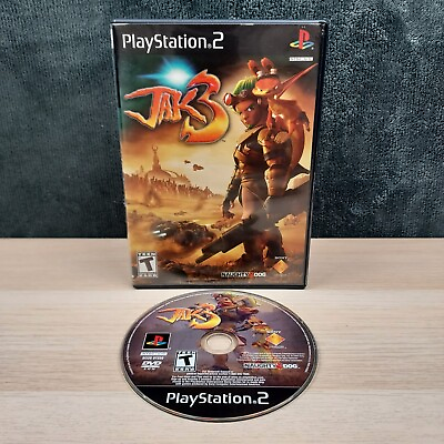 #ad Jak 3 Playstation 2 PS2 Black Label Fully Tested $7.97