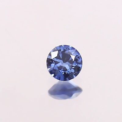 #ad AAA Natural Pastel Blue Montana Sapphire Round Gemstone Diamond Cut Lot 3x3 MM $34.24
