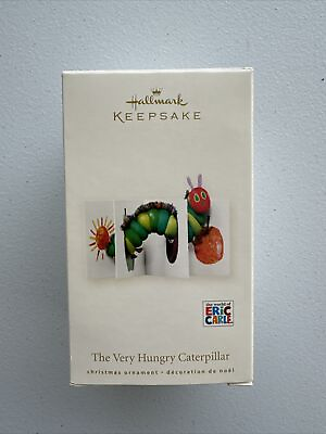 #ad Hallmark The Very Hungry Caterpillar Keepsake Ornament 2008 Eric Carle NIB Book $24.99