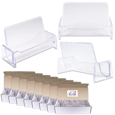 #ad #ad 100pcs Clear Acrylic Compartment Desktop Business Card Holder Display Stand $49.99