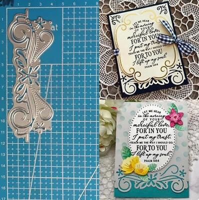 #ad Metal Cutting Dies Lace Corner Scrapbooking Embossing Paper Card Crafts Stencil $3.36