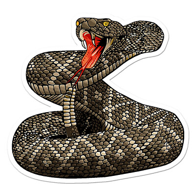 #ad Rattle Snake Vinyl Decal Sticker ebn9746 $7.92
