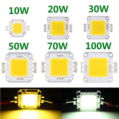 #ad LED Chip COB 100W 50W 70W 30W 20W 10W Light High Power SMD Bulb Floodlight Lamp $1.87