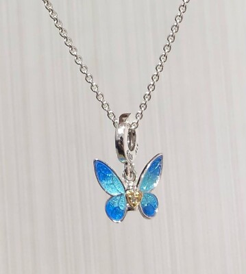 #ad Authentic Sterling Silver Club 2024 Butterfly 925 Dangle Charm “Believe You Can” $24.99