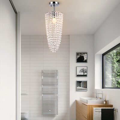Modern Crystal Chandelier Lighting Hanging Ceiling Lamp Pendant Light Fixtures $25.98