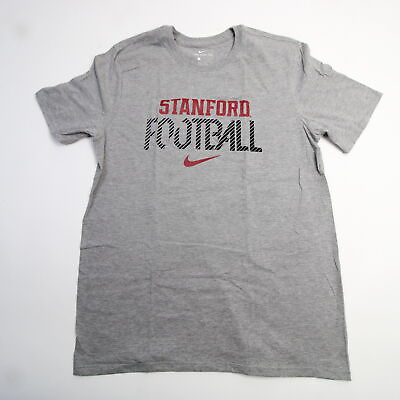 #ad Stanford Cardinal Nike Short Sleeve Shirt Men#x27;s Gray New $17.24