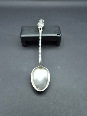 #ad Vintage Asian Chinese Japanese Silver Character Coffee Tea or Sugar Spoon $20.00