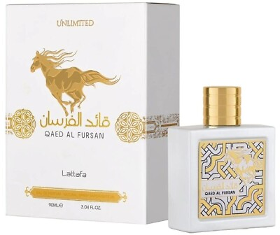 #ad Qaed Al Fursan Unlimited by Lattafa perfume for unisex EDP 3.04 oz New in Box $19.84