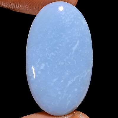#ad Natural Owyhee Blue Opal Oval Cabochon Loose Gemstone 26 Ct. 33X19X5 mm X 19180 $14.99