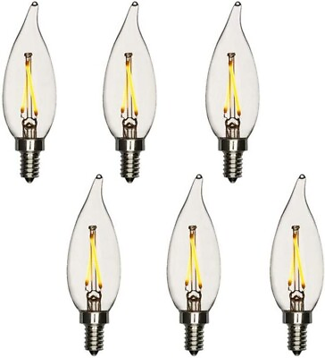 #ad LED Candelabra Bent Tip Bulb 2 Watt 25W Equal $29.95