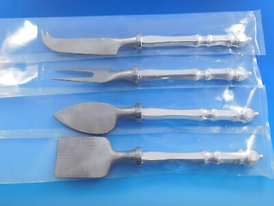 #ad Carpenter Hall by Towle Sterling Silver Cheese Serving Set 4 Piece HHWS Custom $329.00