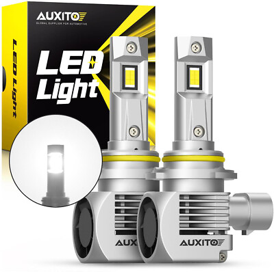 #ad AUXITO CANBUS 9005 LED Headlight Super Bright Bulbs White High Low Beam Q16 EOA $44.99