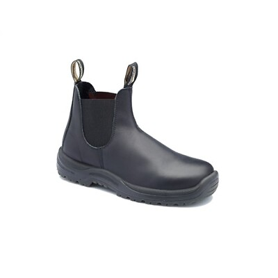 #ad Steel Toe Slip On Elastic Side Boots w Kick Guard Black AU 9 US 10 New $164.22