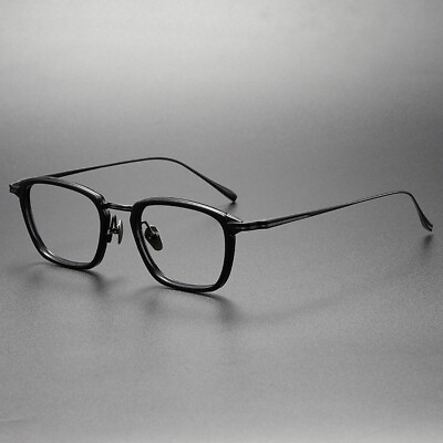 #ad Titanium Acetate Reading Glasses Women Men Retro Rectangle Readers 0.50 6.00 F $52.19