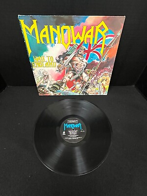 #ad MANOWAR HAIL TO ENGLAND BLACK VINYL LP 1984 PRESS $94.99