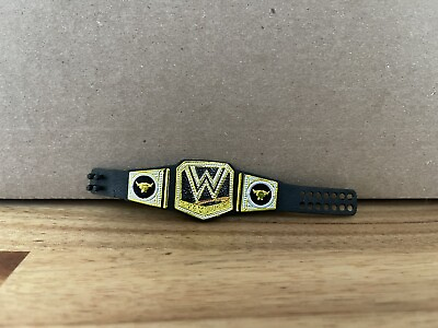 #ad Heavyweight WWE Title Belt The Rock Plates Loose Action Figure Accessory Mattel $5.39