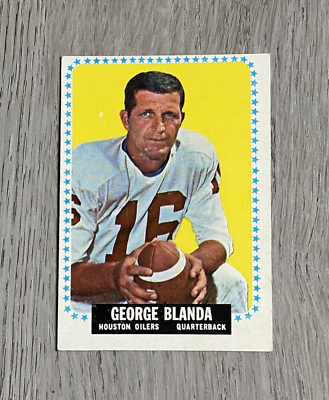#ad 1964 NFL Topps Football George Blanda SP #68 Houston Oilers $26.99