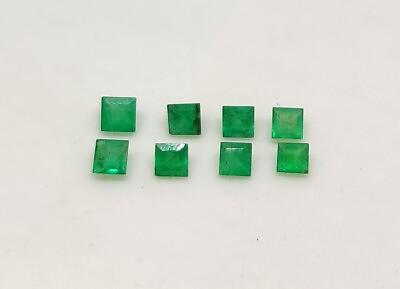 #ad Natural Rare Untreated Emerald Excellent Square Cut Stone Gemstone 0.25 Carat $24.99
