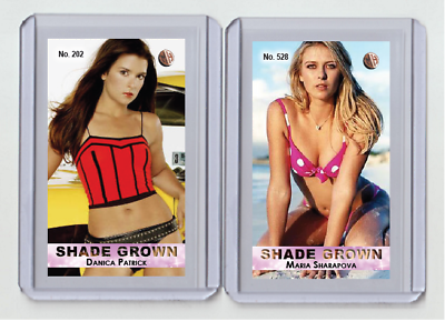 #ad Maria Sharapova rare MH Shade Grown ##x27;d x 3 Tobacco card no. 528 $5.00