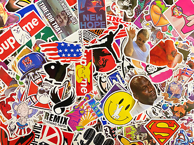 #ad 100 200 300 Random Skateboard Stickers bomb Laptop Luggage Decals Dope Sticker $6.99