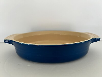 #ad Le Creuset BLUE Oval Casserole Baker Au Gratin Baking Dish NWOB 11.25quot; X 7 1 4” $35.00