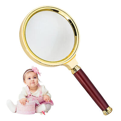 #ad Magnifying Glass 10X Reading Magnifier Handheld Glass Lens Jewelry Loupe Loop $4.99