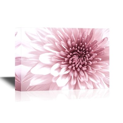 #ad Wall26 Floral Canvas Wall Art Pink Chrysanthemum Flowers 24x36 inches $44.99