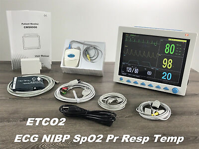 #ad ETCO2 Capnography Vital Signs Patient Monitor7 Parameter CONTEC CMS8000 USA FDA $798.00