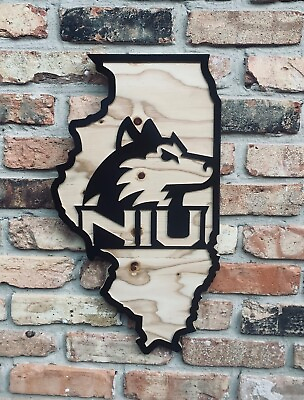#ad 22quot; Northern Illinois University in State Sign Custom $69.00
