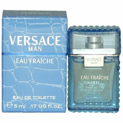 mini cologne Versace Man Eau Fraiche for Men Brand New In Box $8.08