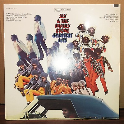 #ad SEALED soul funk lp SLY amp; THE FAMILY STONE Greatest Hits #x27;70 gatefold no barcode $49.95