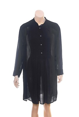 #ad Isabel Marant Etoile Mini Dress L 42 Women Casual Sheer Shirtdress NEW 36740 $89.98