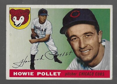 #ad 1955 Topps Howie Pollet #76 EX Set Break $7.00