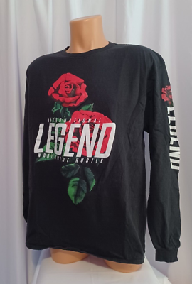 #ad Call Your Mother Mens L S Black T Shirt INTERNATIONAL LEGENDS Size XL $19.99
