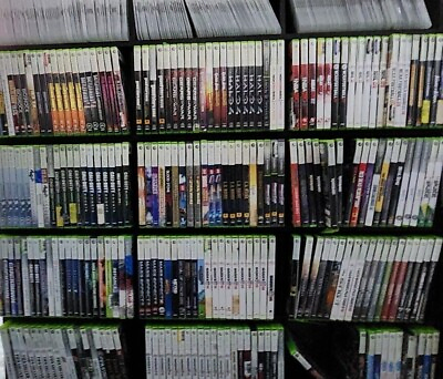 #ad MICROSOFT XBOX 360 GAME LOT YOU PICK CHOOSE BUY 2 GET 1 50% OFF SCRATCH FREE $5.77