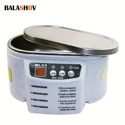 #ad Ultrasonic Cleaner Jewelry Parts Circuit Board Cleaning Machine Ultrasound Bath $63.56