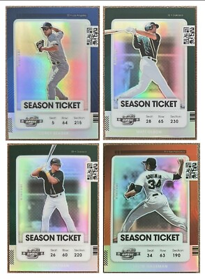 #ad 2021 Contenders Silver Prizm Optic Holo Parallels Choose Yours Multi Discount $1.49