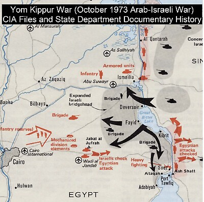 #ad Yom Kippur War October 1973 Arab Israeli War CIA amp; State Dept Files USB Drive $16.95