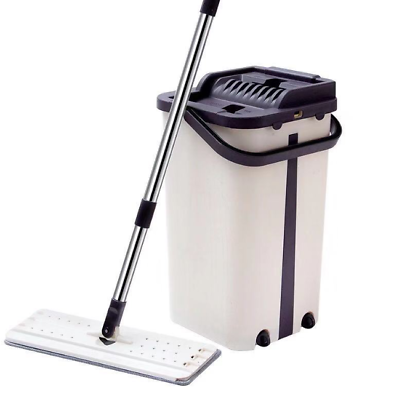 #ad Wring Mop Bucket For Wash Floor Squeeze Lazy Mops Head Home For Cleaning Floors $117.42