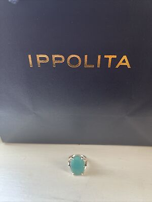 #ad Ippolita Oval Stone Ring In Turquoise Size 7 $250.00